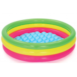 Detský nafukovací bazén troj-farebný 102cm x 25cm 51104